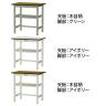 山金工業 中量作業台 中間棚付き 耐荷重500kg メラミン天板 ワークテーブル500シリーズ 幅900×奥行600×高さ900mm SJMH-960S2-1