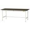 山金工業 実験用 作業台 耐荷重150kg 指紋レスメラミン天板 ワークテーブル LABシリーズ 実験台 SLM-1875-BRW 幅1800×奥行750×高さ740mm-19