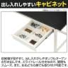 山金工業 実験用 作業台 引き出し付き 半面棚付き 指紋レスメラミン天板 ワークテーブル LABシリーズ 実験台 SLM-1890UT-BRW 幅1800×奥行900×高さ740mm-3