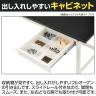 山金工業 実験用 作業台 引き出し付き 全面棚付き 指紋レスメラミン天板 ワークテーブルLABシリーズ 実験台 SLMH-1890UTT-BRW 幅1800×奥行900×高さ950mm-3
