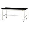 山金工業 実験用 作業台 高さ調整 キャスター付き 高耐薬品性天板 黒 ワークテーブル LABシリーズ 実験台 SLKAC-1890-BKW 幅1800×奥行900×高さ685～985mm-19