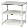 山金工業 天板付きワゴン 150ワゴン 固定式 棚板2段 RoHS2対応塩ビシート天板 ワークテーブル 150シリーズ 軽量作業台 HTR-7560GYW 幅750×奥行600×高さ738mm-19