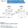 山金工業 軽量作業台 ワイド引き出し付き 中間棚付き 半面棚付き 耐荷重150kg 低圧メラミン天板 ワークテーブル150シリーズ SUP-990WTF 幅900×奥行900×高さ740mm-7