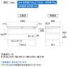山金工業 軽量作業台 ワイド引き出し付き 中間棚付き 耐荷重150kg 低圧メラミン天板 ワークテーブル 150シリーズ SUPH-1890WF-WW 幅1800×奥行900×高さ950mm-7