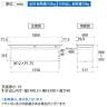 山金工業 軽量作業台 高さ調整 ワイド引き出し付き 耐荷重150kg 低圧メラミン天板 ワークテーブル 150シリーズ SUPA-1860W-WW 幅1800×奥行600×高さ600～900mm-7