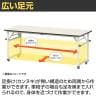 山金工業 軽量作業台 折りたたみ キャスター付き 全体耐荷重112kg ポリエステル天板 ワークテーブル 折り畳み式 移動式 STPC-1890N 幅1800×奥行900×高さ740mm-13
