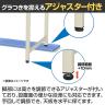 山金工業 軽量作業台 折りたたみ 耐荷重200kg 塩ビシート天板 ワークテーブル 折り畳み式 STR-1875 幅1800×奥行750×高さ740mm-12