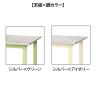 山金工業 ワークテーブル ステンレス天板 固定式 SWS3-1575 幅1500×奥行750×高さ740mm-1