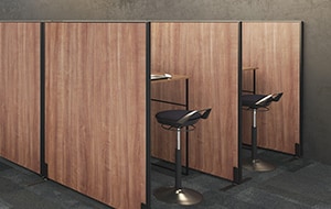 OCパーテーション木目タイプ