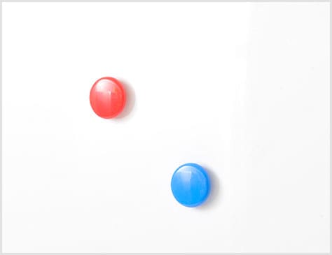 マグネット対応で、掲示板代わりにも!