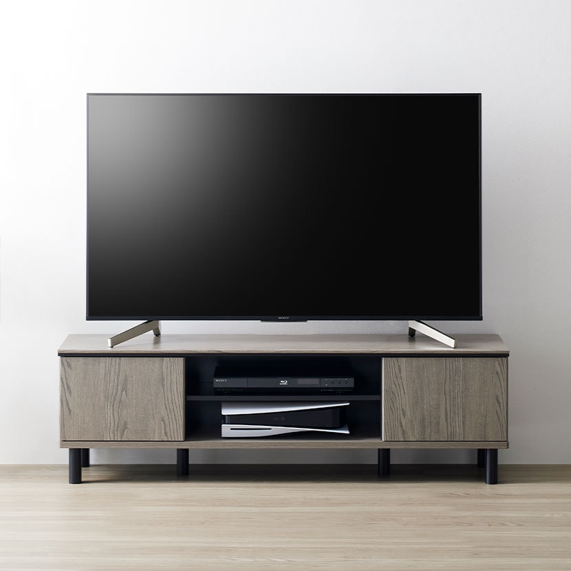 送料無料】 テレビ台 脚付き 木製 収納家具 TVボード AV収納