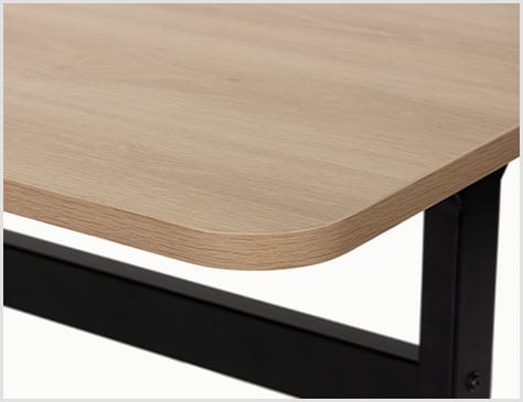 接触の衝撃を和らげる角丸デザイン