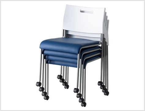 効率的に収納できるスタッキング仕様