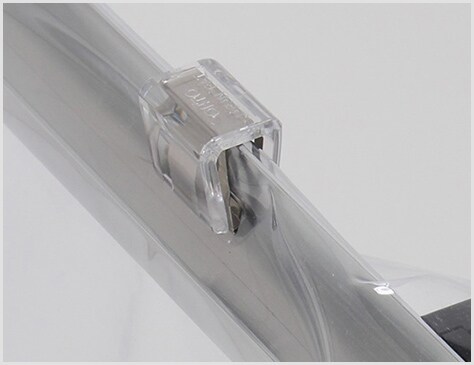 シートをクリップで簡単固定