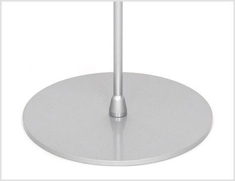 安定感のある大きめの丸ベース