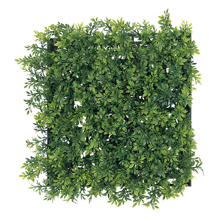 フェイクグリーン 造花 グリーン角 壁掛 WK-115 フェイクグリーン 造花 グリーン角 壁掛 WK-115