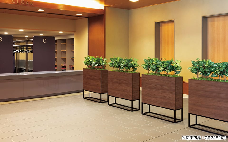 【新品未使用】MODERN HOUSEパディングカーテン 140x180 2組 送料無料】 ベルク フェイクグリーン 観葉植物 人工 グリーン