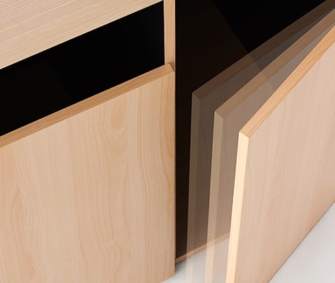 扉が静かに閉まるソフトクローズ機能