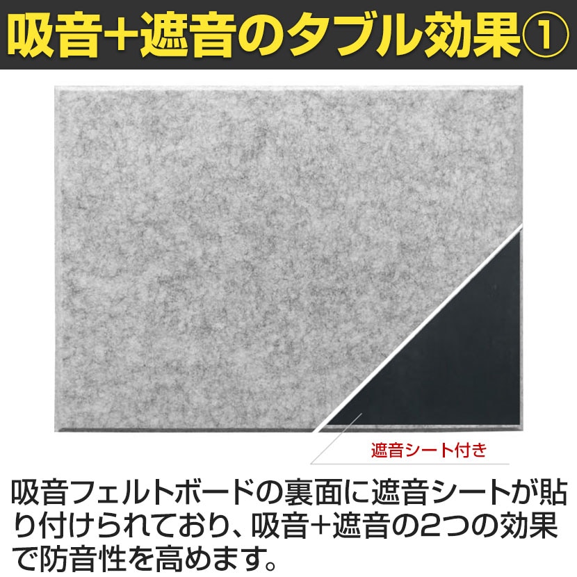 送料無料】 DORIX フェルメノン 防音フェルトボード(遮音シート