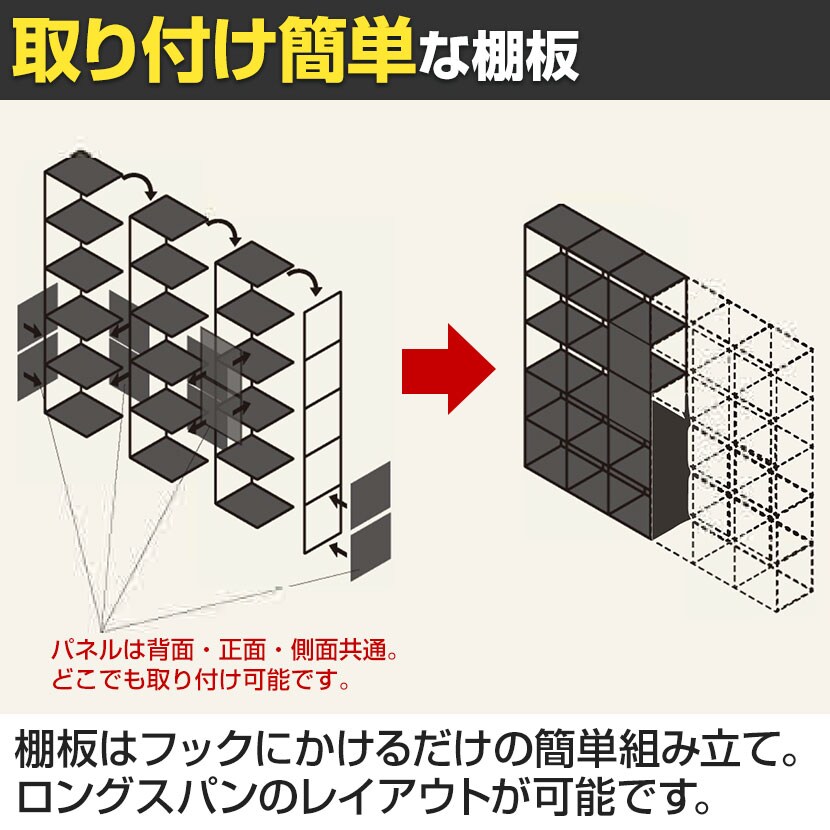 送料無料】 DORIX FTF システムシェルフ 5段5列 収納 オープン