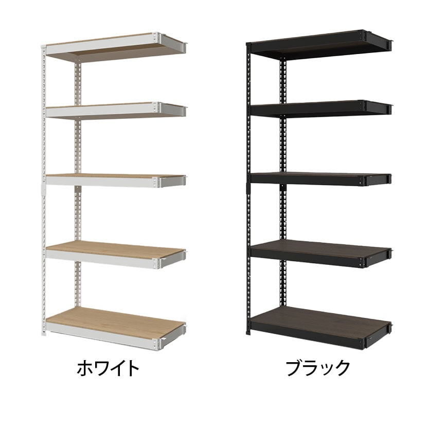 送料無料】 【追加/増設用】メタル&ウッドラック コーナー連結タイプ
