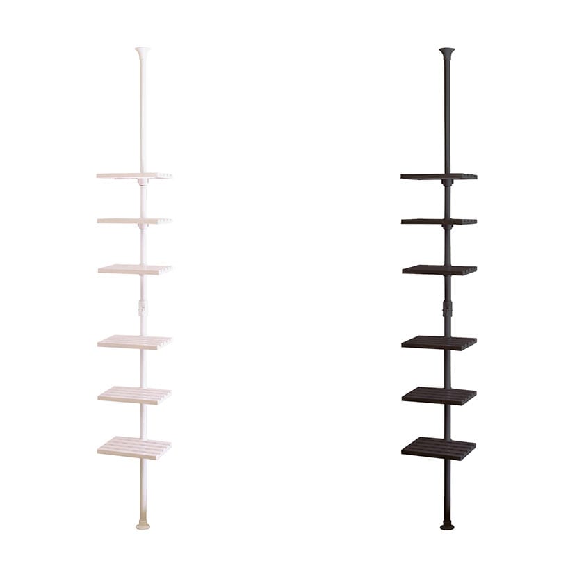 送料無料】 天井つっぱりラック 6段 マルチラック ディスプレイラック