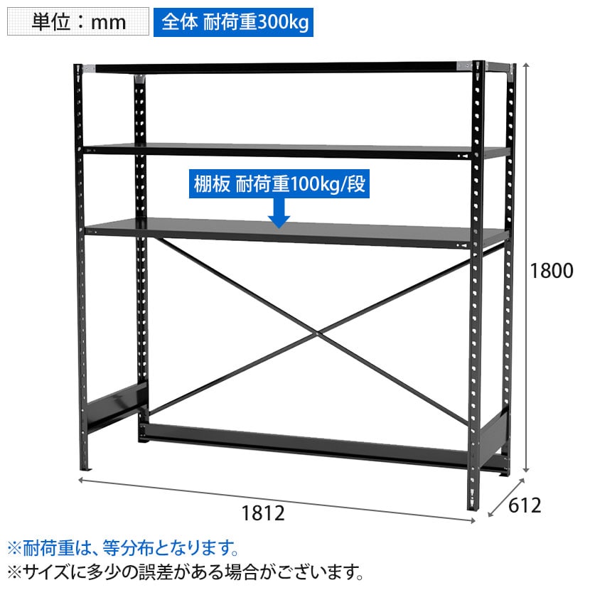 送料無料】 【抗菌加工】 Garage(ガラージ) 日本製 軽量棚ABラック