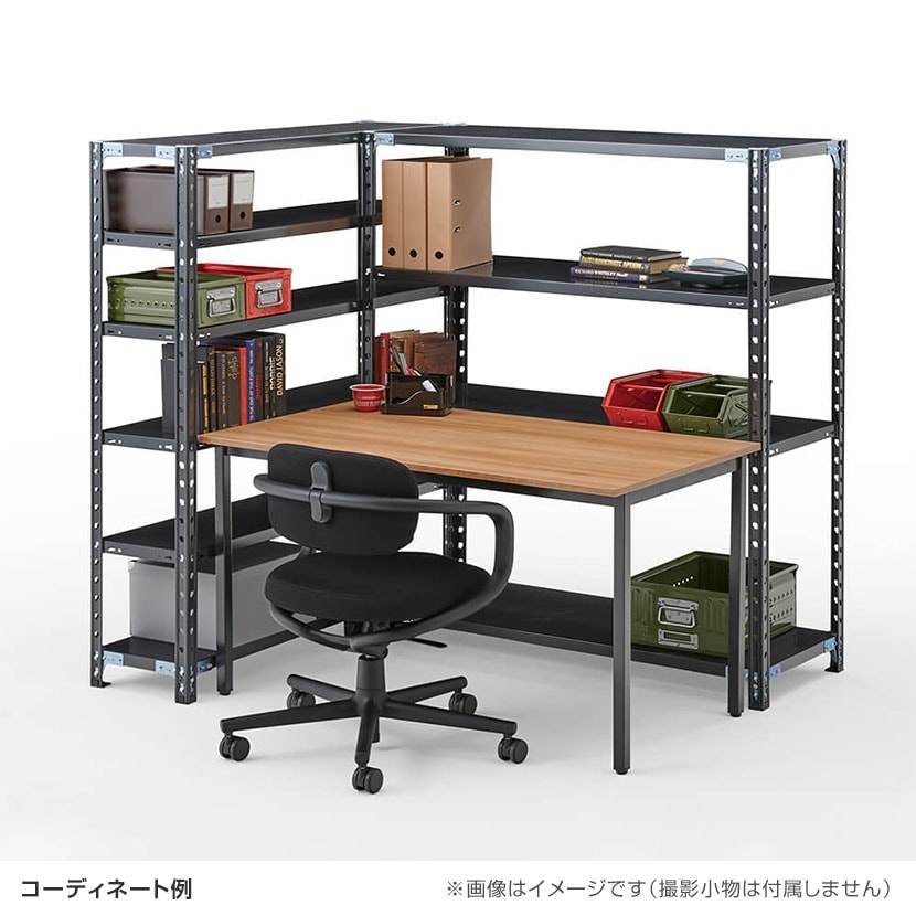 送料無料】 【抗菌加工】Garage(ガラージ) 日本製 軽量棚ABラック