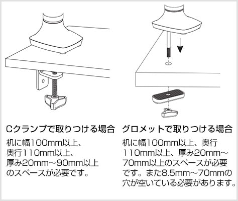 しっかり固定するから転倒に強い
