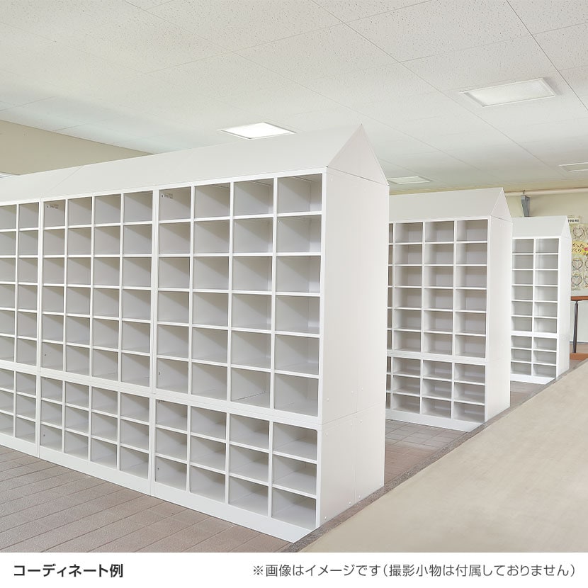 送料無料】 18人用 オープンシューズロッカー 3列6段 幅755.5×奥行350