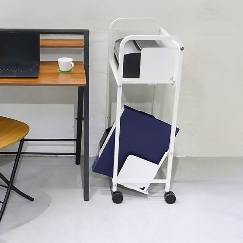 送料無料】 スチールラック 平棚傾斜棚自在 2段 YS-K22 幅580×奥行380