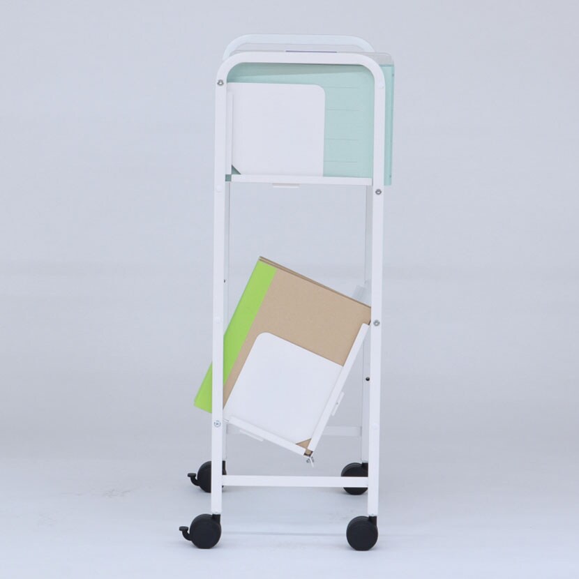 送料無料】 スチールラック 平棚傾斜棚自在 2段 YS-K22 幅580×奥行380