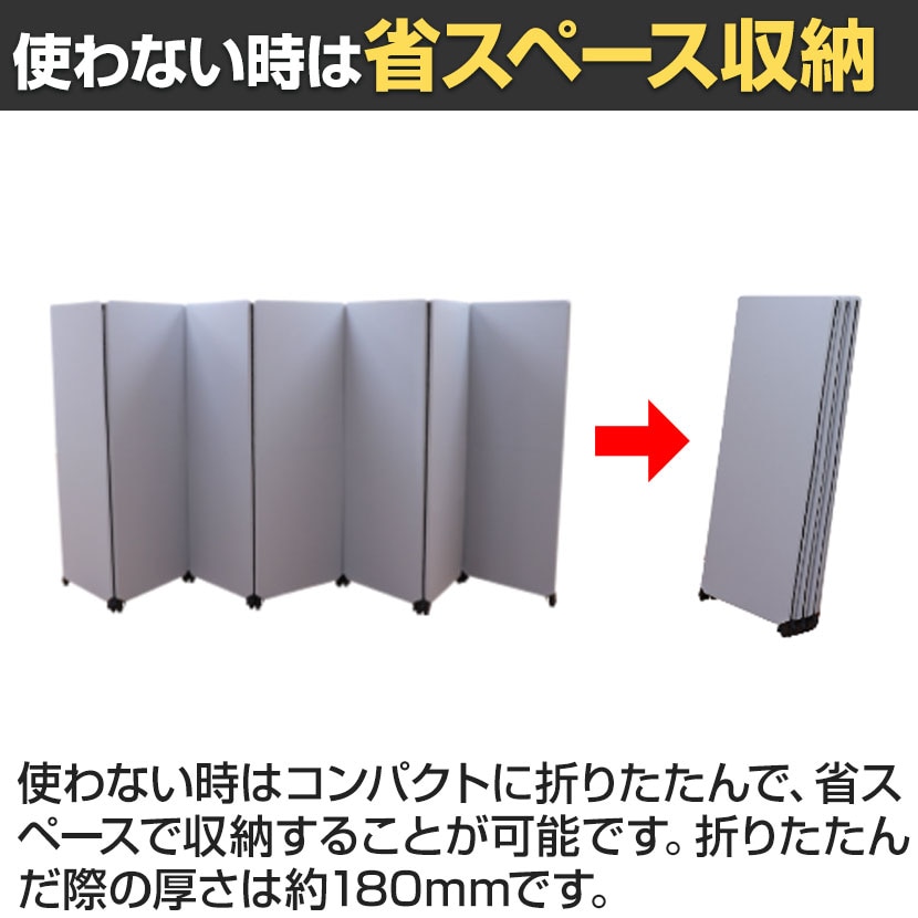 送料無料】 吸音集中ブース Zip パーテーション 7連結セット YS-Q7LG
