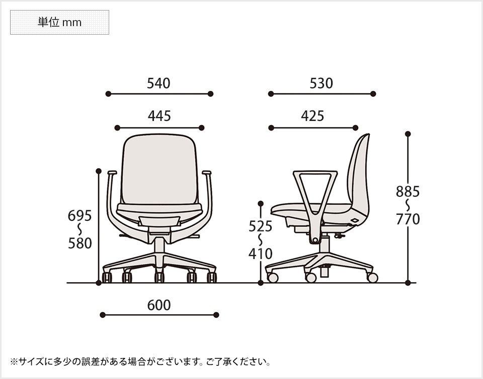 ITO-KJ-326DL 商品サイズ1