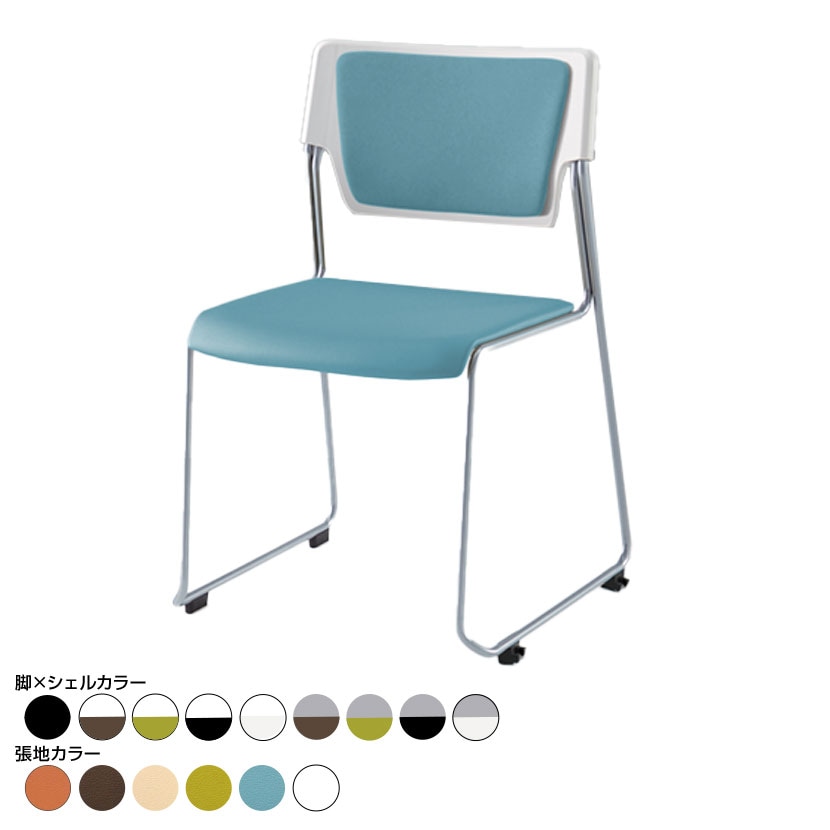 送料無料】 ITOKI(イトーキ) エレック 背パット付きタイプ ビニール