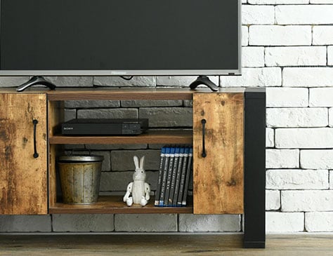 自由に収納できるオープン部