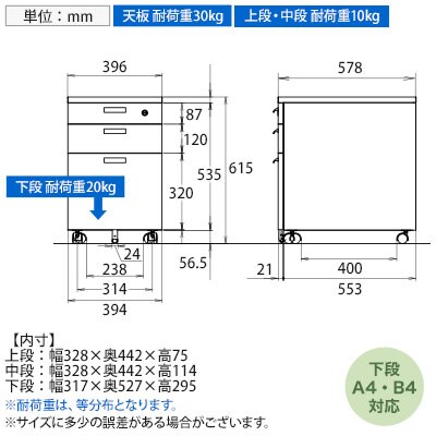 送料無料】 プラス EJ役員用家具 サイドキャビネット サイドワゴン 脇