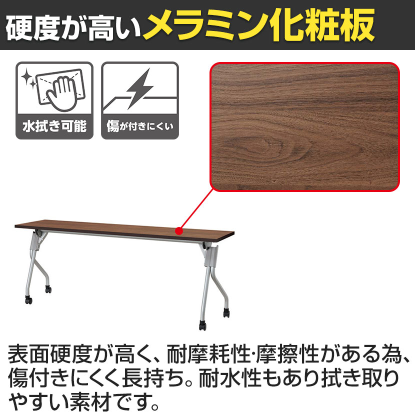 送料無料】 YS-1845 会議テーブル ミーティングテーブル スタッキング