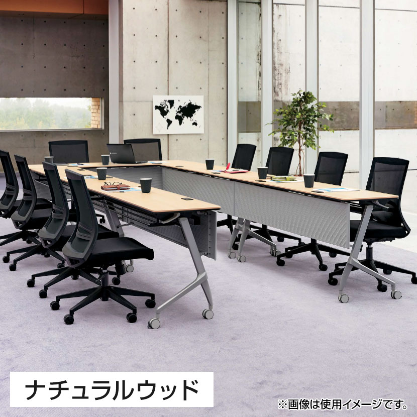送料無料】 YU-1860 | 会議テーブル スタッキングテーブル キャスター