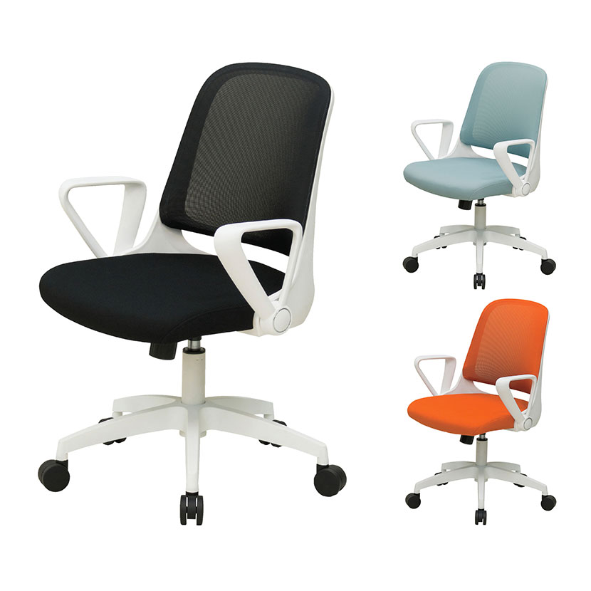 新品　オフィスチェア 送料無料】 メッシュオフィスチェア 背:メッシュ 通気性 アームアップ