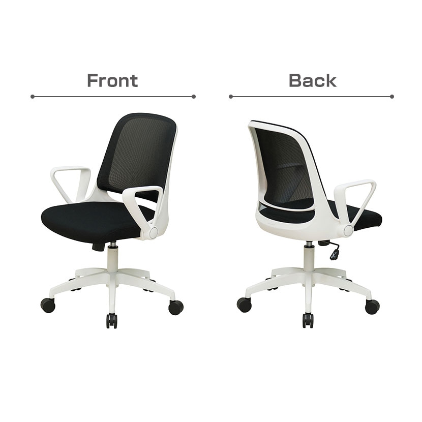 送料無料】 メッシュオフィスチェア 背:メッシュ 通気性 アームアップ