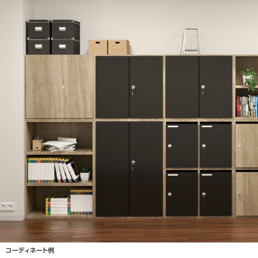 送料無料】 オープン書庫 3段 木製シェルフ ストレージ オフィス収納