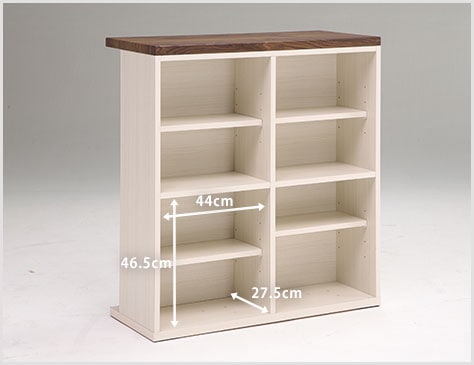 収納物に合わせて、柔軟に対応