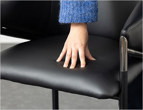 体をやさしく受け止めるクッション感