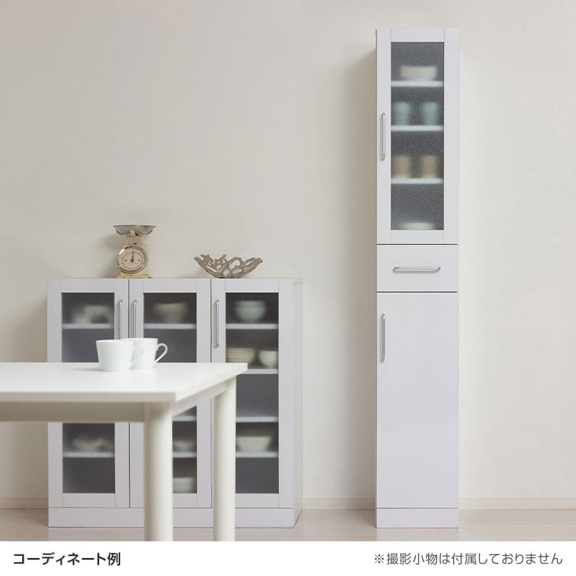 ホワイト 食器棚 ガラス扉 収納 楽天市場】☆ P3倍 25日限定 ☆ 食器棚 完成品 大川家具 引き戸