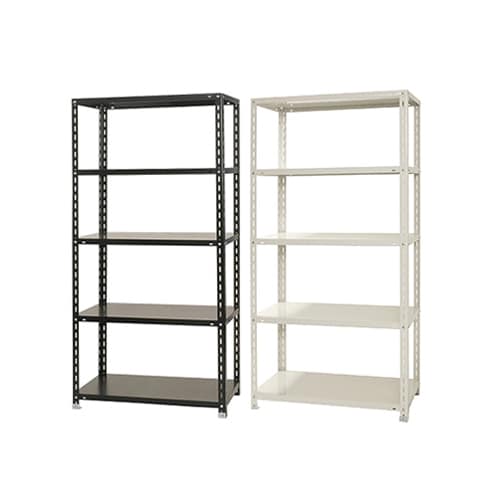 PORCO スチールラック５段 幅約90cm×奥行約46cm×高さ約183cm 送料無料】 【本体】スチールラック 収納棚 軽量 70kg/段 5段 幅875
