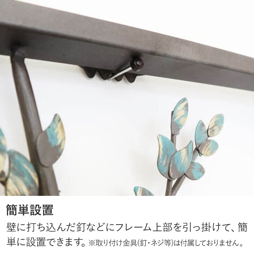 メタルウォールアート 植物の葉の壁アート 金属の壁のサイン 美的な壁の装飾 e60f88d0da327293a208e50e7bdb94