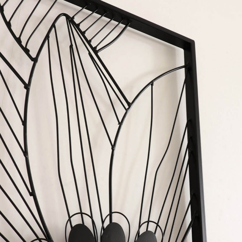 送料無料】 ウォールアートパネル 壁飾り デザイン アイアン フラワー