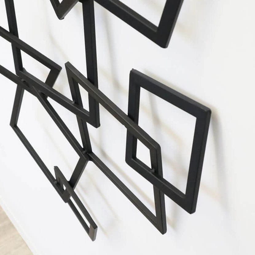 送料無料】 ウォールデコレーション 壁飾り デザイン アイアン 幾何学