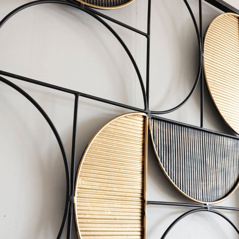 壁飾り レトロ モダン 半円柄 壁飾り レトロ モダン 半円柄 【公式通販】